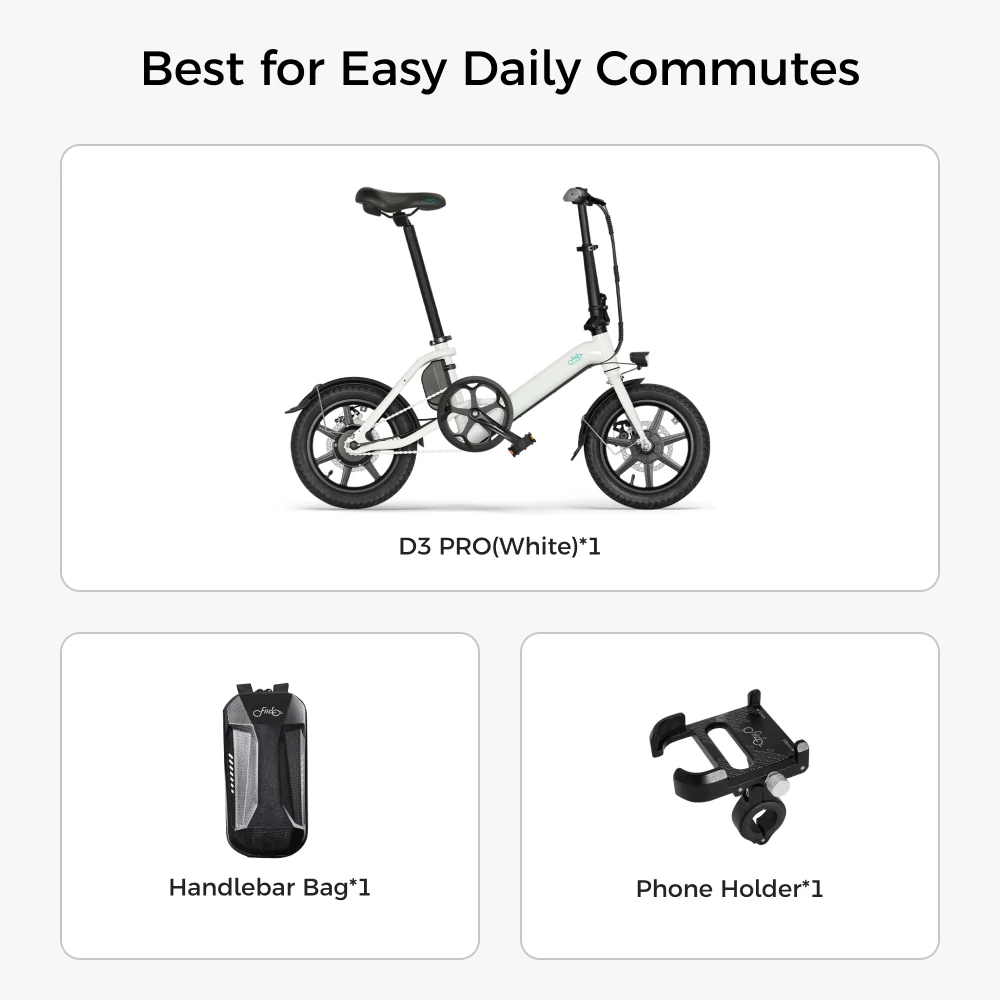 Fiido D3 Pro Mini Electric Bike - Image 15