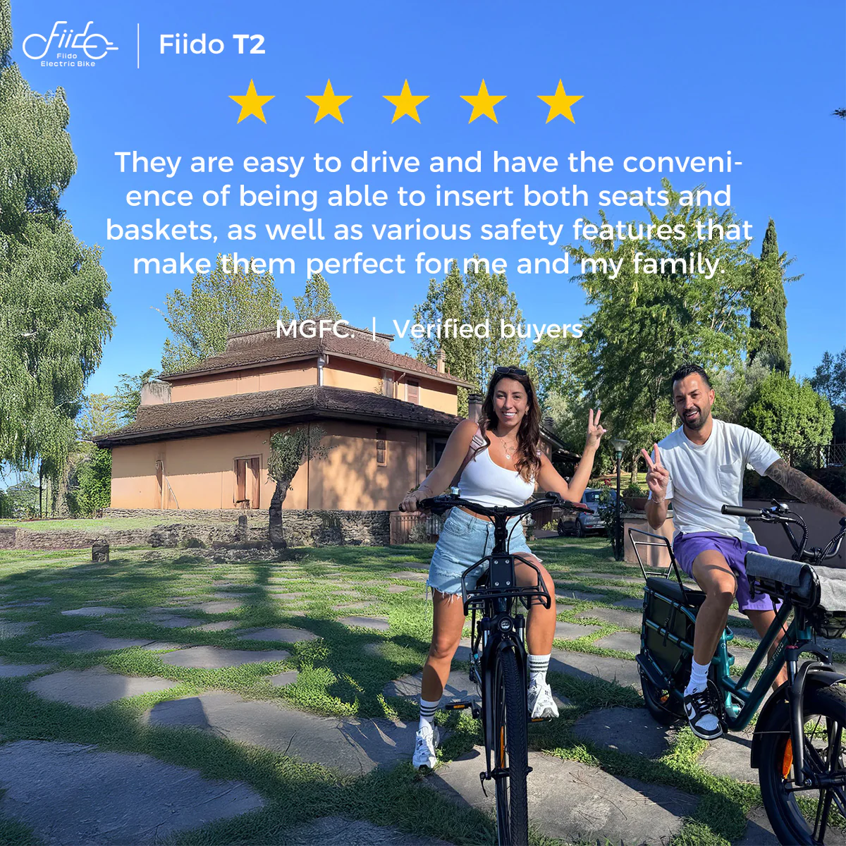 Fiido T2 Longtail Cargo E-bike - Image 10